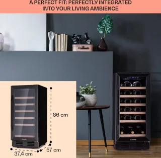 Vinovilla 29 Inbouw Wijnkoelkast RVS 81L
