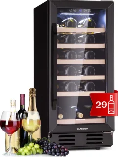 Vinovilla 29 Inbouw Wijnkoelkast RVS 81L