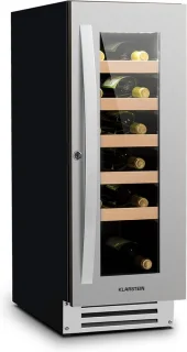 Vinovilla Smart wijnkoelkast 50L glazen deur roestvrij staal
