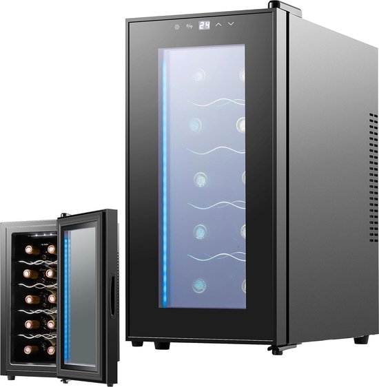 White-Label Wijnkoelkast Zwart review