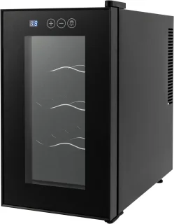 De Wijnkoeler 6 flessen Zwart in één oogopslag