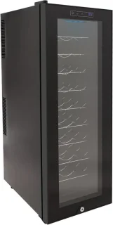 Wijnkoelkast 76 liter zwart