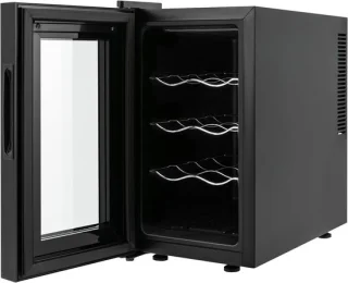 Wijnkoelkast 8 flessen zwart review