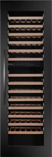 Wine Klima D106T Wijnkoelkast 2 zones 101 flessen zwart glas inbouw