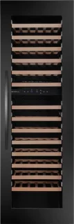 Wine Klima D106T Wijnkoelkast 2 zones 101 flessen zwart glas inbouw