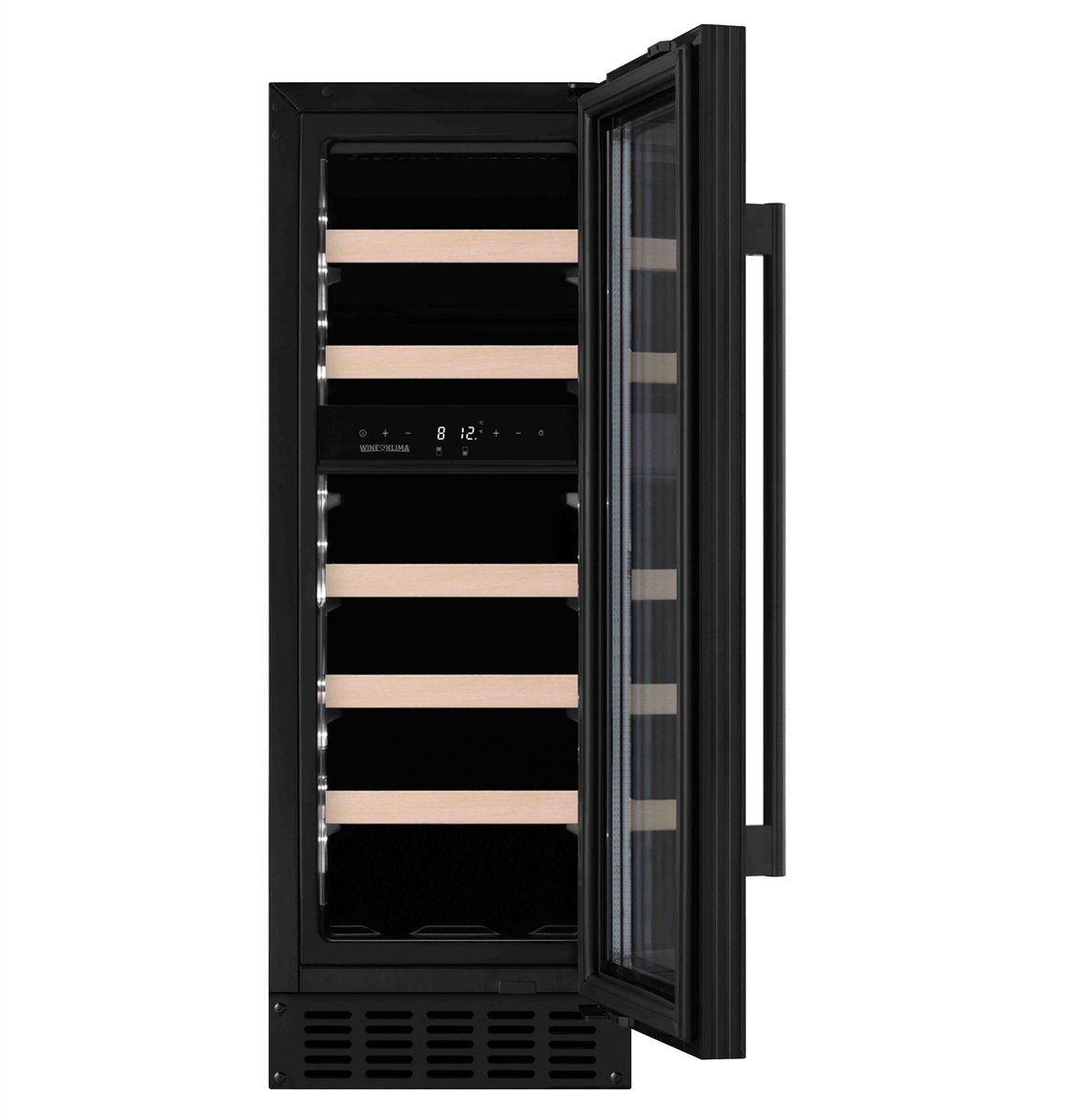 De Wine Klima D16-OB72 Onderbouw Wijnklimaatkast Zwart 16 Flessen in één oogopslag