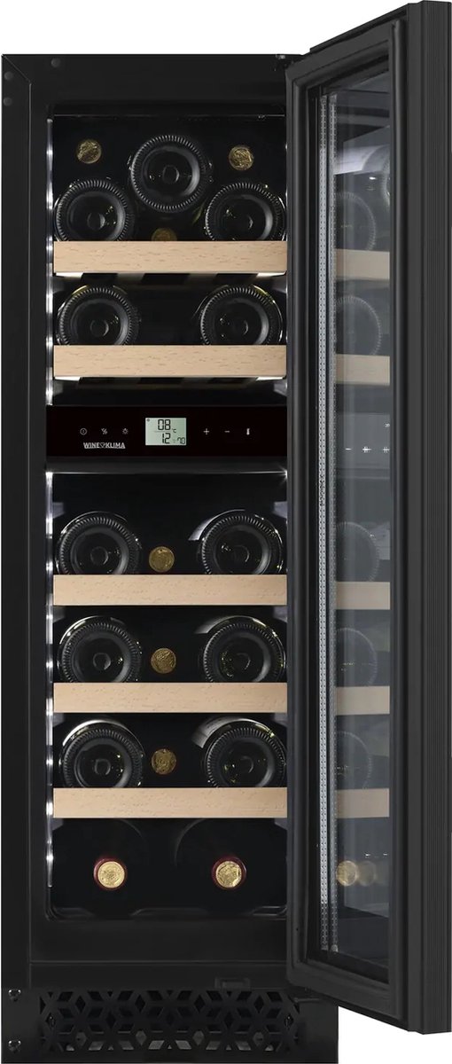 De Wine Klima D20-OB78-Push Wijnklimaatkast Onderbouw 20 flessen in één oogopslag