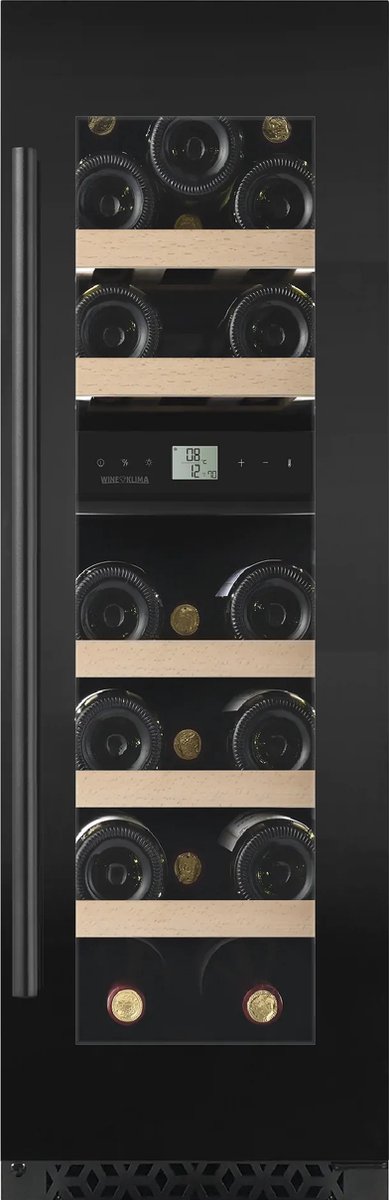 De Wine Klima D20-OB78 Wijnklimaatkast Onderbouw 2 Zones 20 flessen in één oogopslag