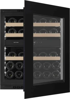Wine Klima D30-SV72-PUSH Wijnklimaatkast Inbouw 2 Zones 30 flessen