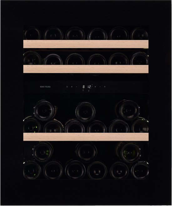 Wine Klima D33-SV78-PUSH Wijnklimaatkast Inbouw 2 Zones 33 flessen review