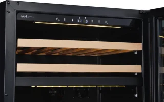 Wine Klima D46T-OB73 Wijnklimaatkast Onderbouw 2-Zones 39 flessen