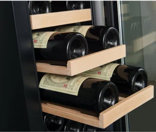 Wine Klima S20-OB73 Inbouw Wijnklimaatkast Zwart 20 flessen