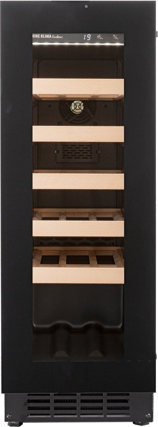 Wine Klima S20-OB73 Inbouw Wijnklimaatkast Zwart 20 flessen review