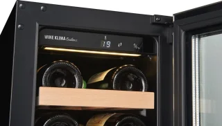 Wine Klima S20-OB73 Onderbouw Wijnklimaatkast Zwart 20 flessen