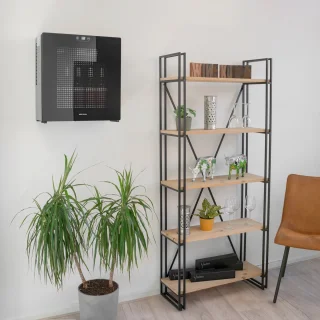 Wine Klima S5 HoneyComb Wijnklimaatkast Wandmontage Enkele Zone 5 Flessen