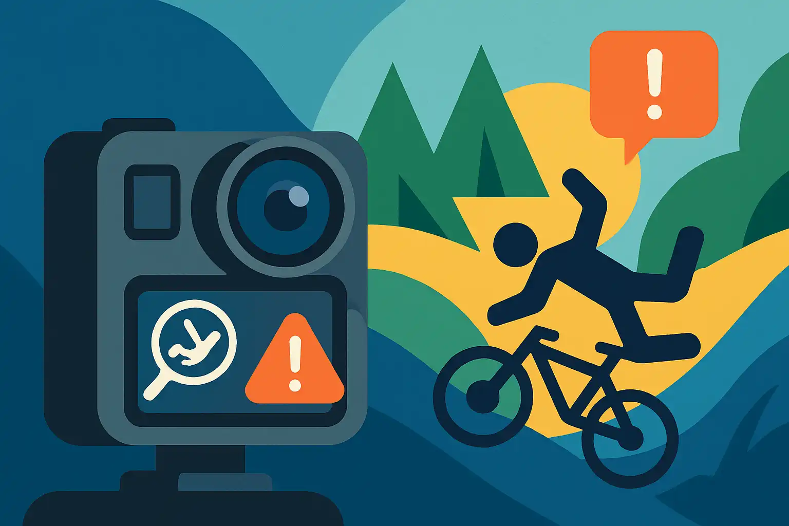 Je actioncam als real-time veiligheidsassistent: valdetectie, objectherkenning en live alerts voor op de trail