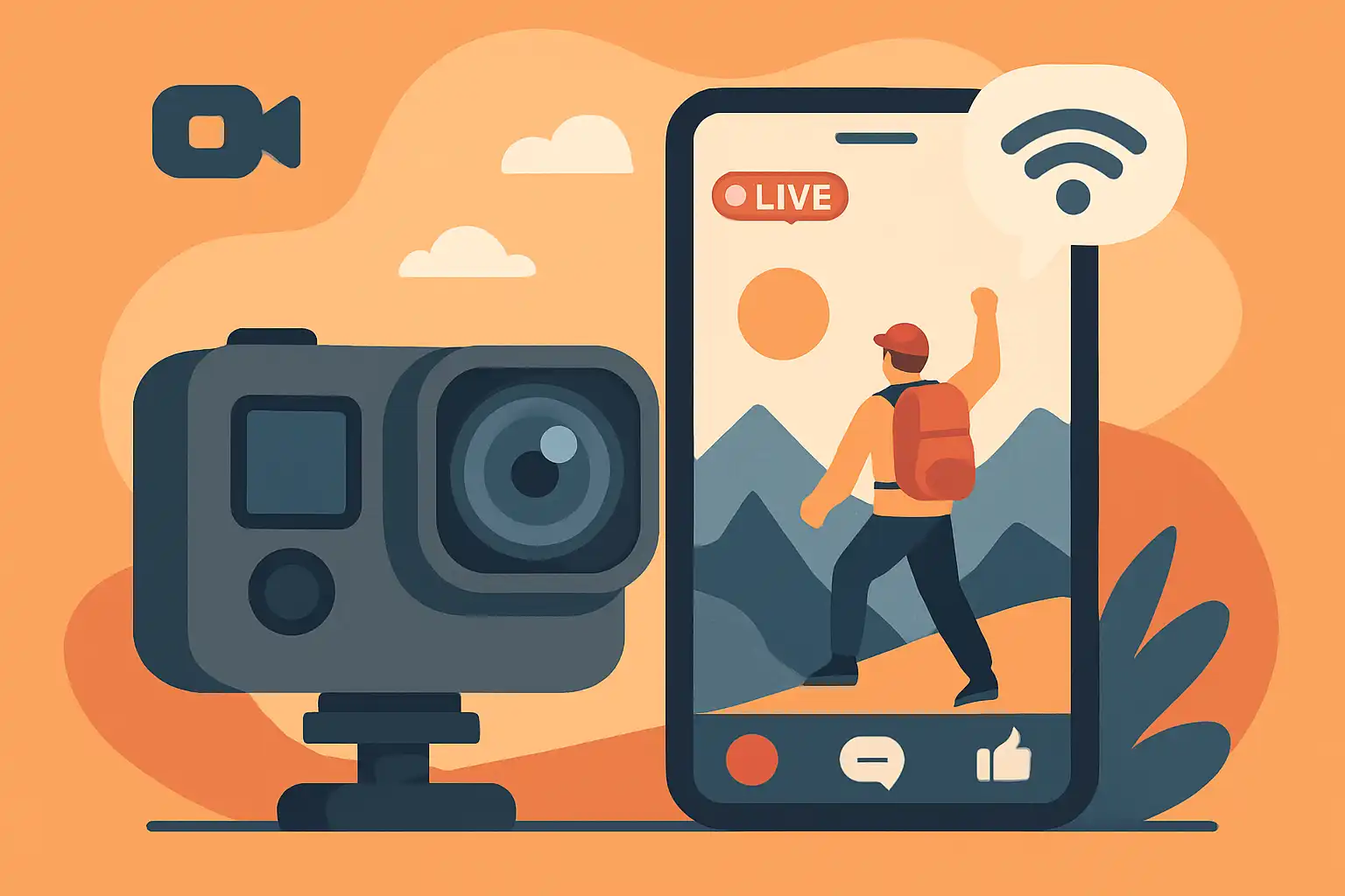 Live stream je avonturen: zo zet je je action cam in voor real-time content op social media