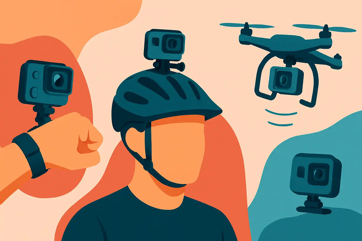 Pols, helm of drone: welke shot scoort het beste op social?