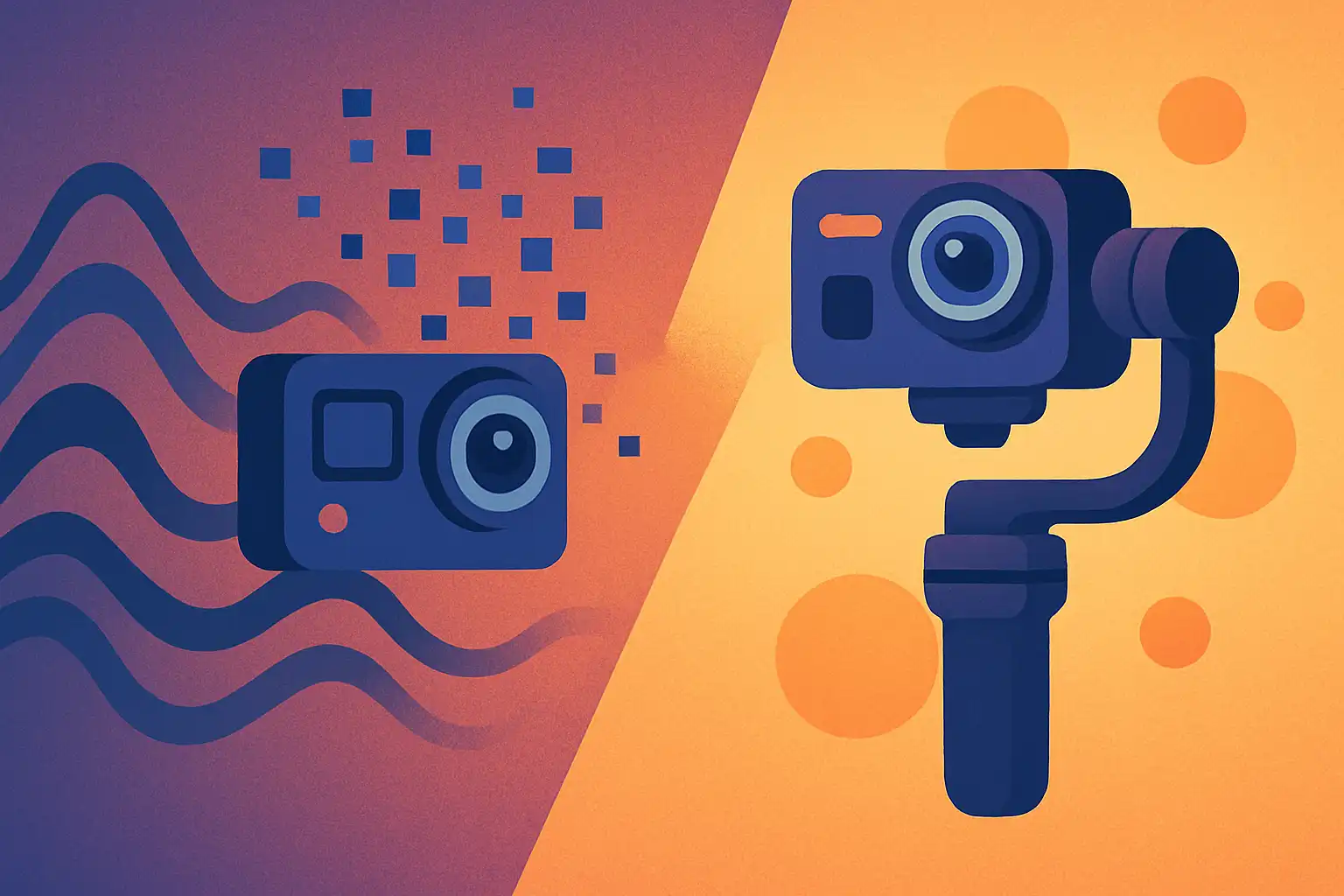 Softwarematige stabilisatie versus gimbal: welke techniek levert de meest filmische actioncam-beelden?