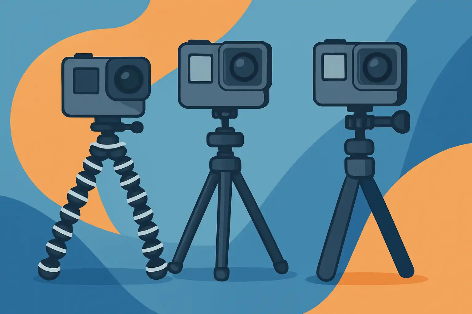 Van gorillapod tot mini-tripod: welk statief past bij jouw action camera?
