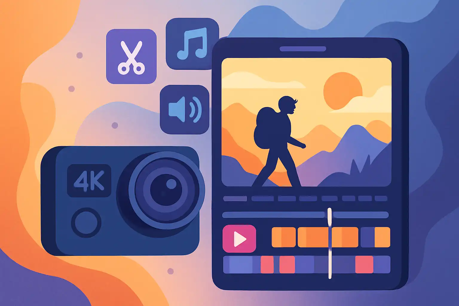 Zo edit je 4K actioncam-video's helemaal op je telefoon of tablet tijdens het reizen
