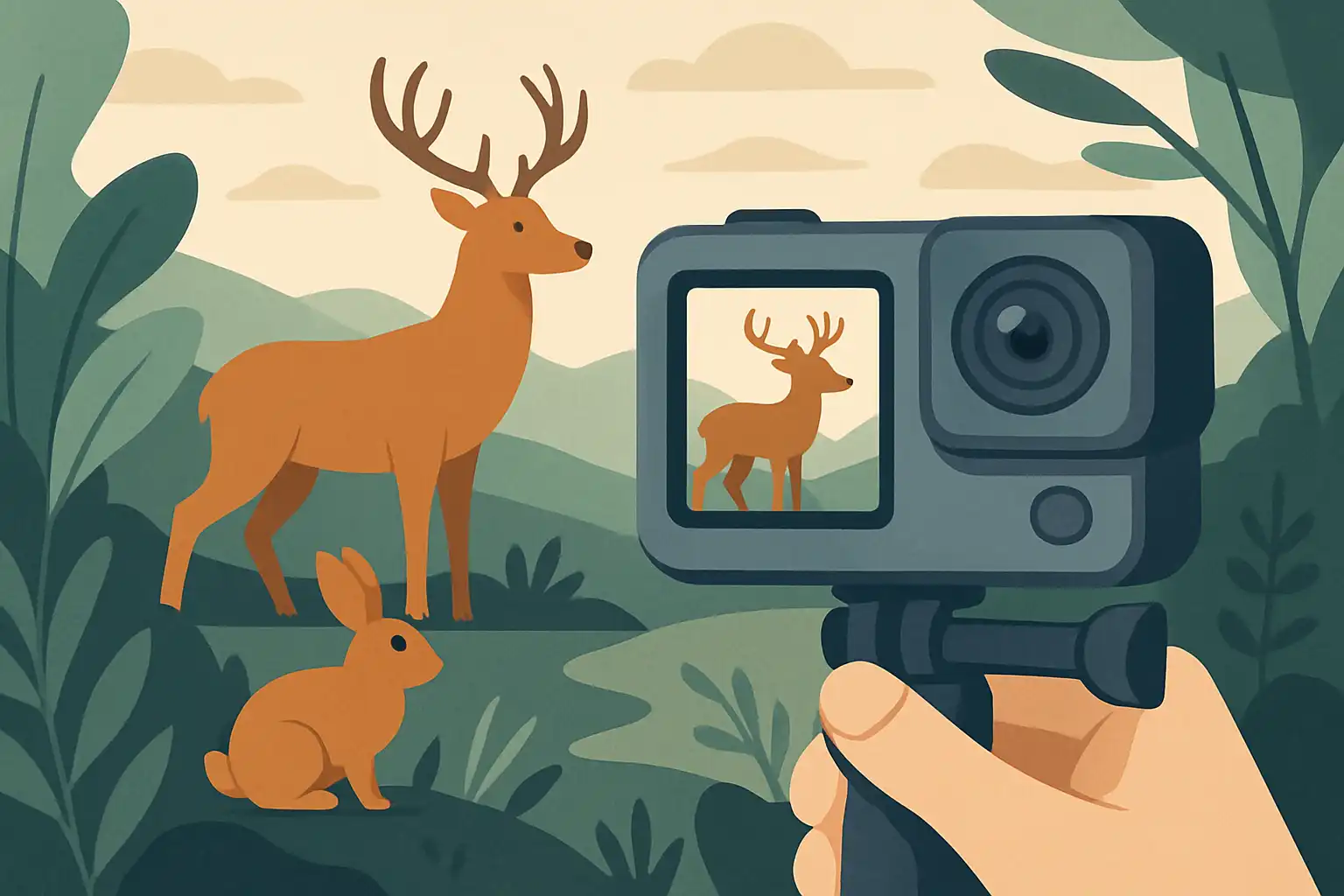 Zo film je wildlife met je actioncam zonder dieren te storen
