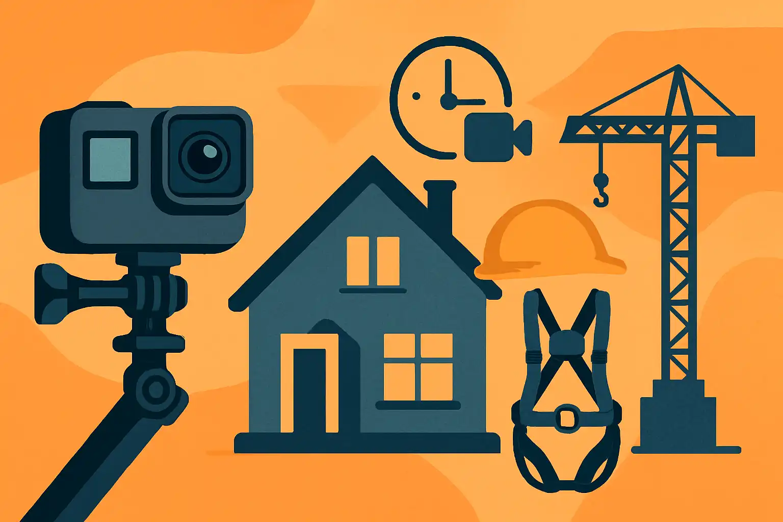 Zo gebruik je je actioncam voor huis- en bouwinspecties: slimme mounts, veiligheid en timelapse-trucs