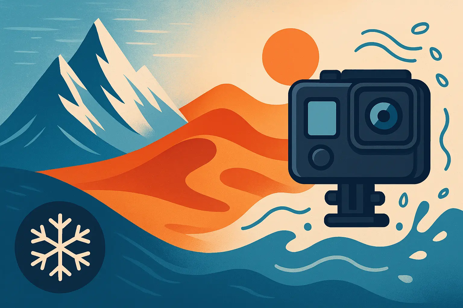 Opnemen in extreme omstandigheden met een action camera