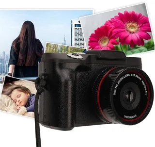 16MP HD Smart Digital Camera, Ultra HD Video Recording, Multi-Axis Anti-shake with Stable Image, Wide Application Scenarios, 2.4" HD Screen