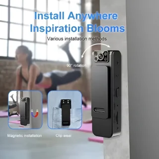 Vixson - Mini 2K Draagbare Videorecorder - Action Camera - Spy Camera - Body Camera - Dashcam - Beveiligingscamera - CAMIPRO