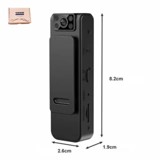 Vixson - Mini 2K Draagbare Videorecorder - Action Camera - Spy Camera - Body Camera - Dashcam - Beveiligingscamera - CAMIPRO