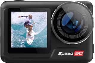 NexZone - Action Camera - 5K-Dubbele batterij - Waterdicht tot 6m zonder case 40m met Case-WiFi & Touchscreen - Actioncam - Zwart - incl accessoires