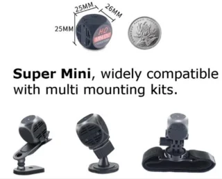 Mini Actiecamera HD 1080p – Compact & Waterdicht