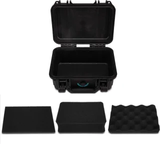 Navaris universele waterdichte camera koffer - Schokbestendige camera case met schuim - Outdoor opberg koffer voor gevoelige apparatuur - Zwart