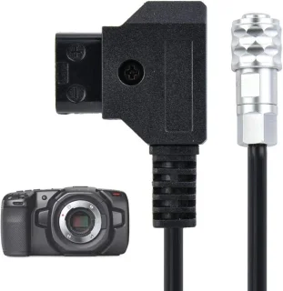 Verbindingskabel stroomkabel D-Tap op 4K voor Blackmagic Pocket Cinema Camera 4K en Gold Mount V Mount B (15 m) met extra lang snoer