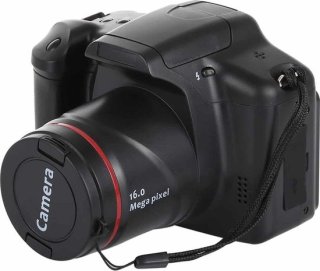 16.0 Mega Pixel HD DV SLR-camera, 2.4 inch LCD, Full HD 720P opname, Infrarood lens, EIS review