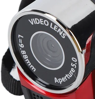 1080P Digitale Camera 16MP – 2.4 Inch Draaibaar Scherm met 16x Zoom en Vullicht – HD Video Recorder met Oplaadfunctie, Selfie Mode & Externe Microfoon Ondersteuning - Camcorder - Videocamera - Rood