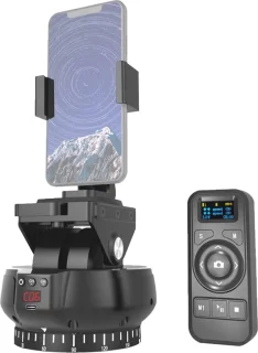 360° Draaibare Panoramakop voor Statief - Gemotoriseerde Kantelkop voor Videocamera's en DSLR's