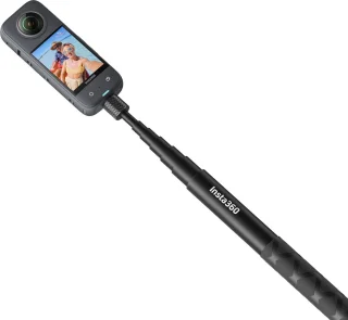 Insta360 X5 Battery Invisible Selfie Stick Bundel - X5 Batterij - 2400mAh - Onzichtbare Selfie Stick 114cm