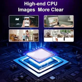 USB Plug Mini WiFi Wireless Camera, Gooseneck Lens Camera 1080P HD Security Camera for Car Home, Security Cameras Small Nanny Cam with Motion Detection, View on