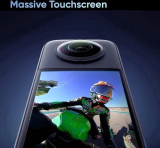 Insta360 X4 - Actioncam - 360 graden-camera - 8K - Motor bundel - Met 128GB SD en invisible selfie stick