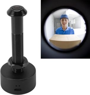 Wat vinden we goed aan de Wifi Peephole Camera, 1080P HD Mobile Detection Night Vision Door Viewer with APP, 170° Wide Angle Lens, Support Recording, Door Peephole Camera for Home Security (BLACK)