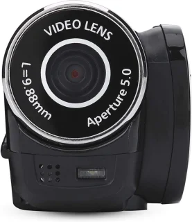 Handheld videocamera 1080P FHD met 16x digitale zoom en draaibaar scherm