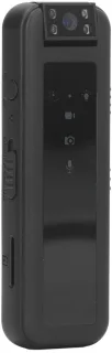 1080P Body Camera Videorecorder, Draagbare Zakcamera, HD 180 Graden Roterende Camera met LED-indicatielampje voor Hardlopen, Hondenuitlaten, Vissen