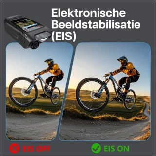 4-in-1 Fietscamera 4K Action Cam van MMOBIEL – Waterdichte IPX5 Fiets Camera met Video, GPS Route Tracker, LED Zaklamp (600lm), Toeter, WiFi App – Inclusief 32GB SD-Kaart – Eenvoudige Stuurbevestiging