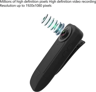 Body Camera Videorecorder 1080p Autofocus Draagbare Body Camera - 240 MAh Oplaadbare Batterij - 64 GB - Handheld Actiecamera voor Kantoor Buiten