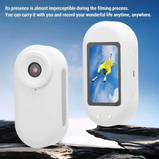 1080P Huisdierhalsbandcamera - Actiecamera voor kleine huisdieren met draadloze opname, 0,96-inch IPS HD-kleurenscherm, anti-shake, groothoek, geschikt voor paardrijden, huisdieractiecamera - met 32G geheugenkaart