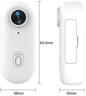 Mini Action Camera - 1080P Body Camera WIFI Draagbare Spycam voor Huisdieren Uitlaten, Vloggen, Reizen - Helm Motorfiets Fiets Filmen Waterdichte Elektrische Fiets Actie Camera Video-opname