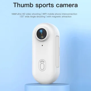 Mini Action Camera - 1080P Body Camera WIFI Draagbare Spycam voor Huisdieren Uitlaten, Vloggen, Reizen - Helm Motorfiets Fiets Filmen Waterdichte Elektrische Fiets Actie Camera Video-opname