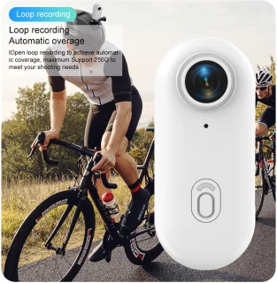 Mini Action Camera - 1080P Body Camera WIFI Draagbare Spycam voor Huisdieren Uitlaten, Vloggen, Reizen - Helm Motorfiets Fiets Filmen Waterdichte Elektrische Fiets Actie Camera Video-opname